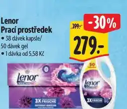 Albert Lenor Prací prostředek 38 dávek kapsle/ 50 dávek gel nabídka