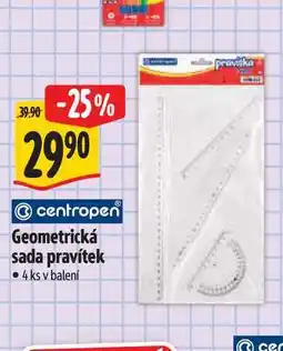 Albert Geometrická sada pravítek 4 ks nabídka