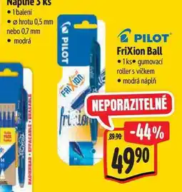 Albert Frixion Ball gumovací roller s víčkem nabídka