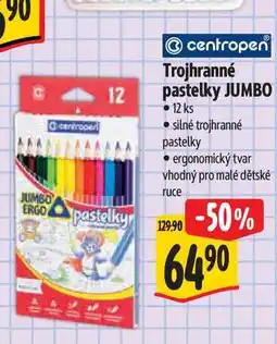 Albert Trojhranné pastelky JUMBO 12 ks nabídka