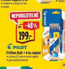 Albert Frixion Ball + 6 ks náplní nabídka