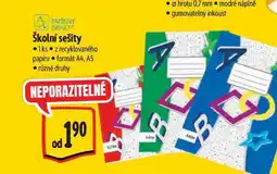 Albert Školní sešity 1ks nabídka