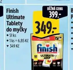 Albert Finish Ultimate Tablety do myčky 51ks nabídka