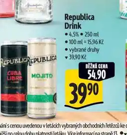 Albert Republica Drink 4,5% nabídka