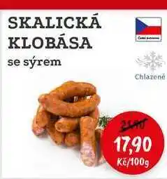 RABBIT řeznictví SKALICKÁ KLOBÁSA se sýrem nabídka