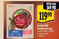 Albert Purina ONE Granule pro psy nabídka