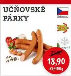 RABBIT řeznictví UČŇOVSKÉ PÁRKY nabídka