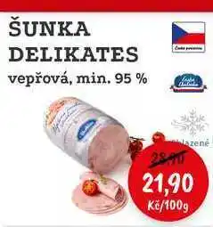 RABBIT řeznictví ŠUNKA DELIKATES vepřová, min. 95% nabídka