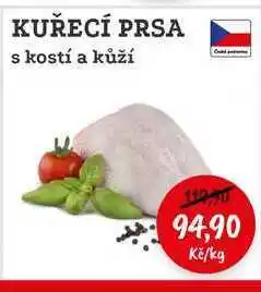RABBIT řeznictví KUŘECÍ PRSA s kostí a kůží nabídka