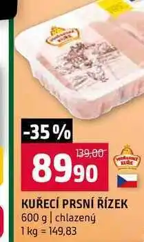Terno KUŘECÍ PRSNÍ ŘÍZEK 600 g chlazený nabídka