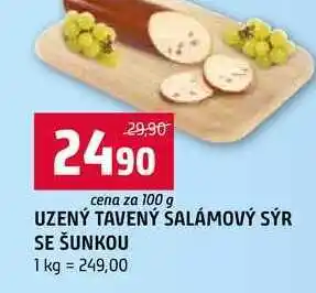Terno UZENÝ TAVENÝ ŠALÁMOVÝ SÝR SE ŠUNKOU nabídka