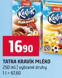 Terno TATRA KRAVÍK MLÉKO 250 ml vybrané druhy nabídka