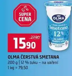 Terno OLMA ČERSTVÁ SMETANA 200 g 12% tuku na vaření nabídka