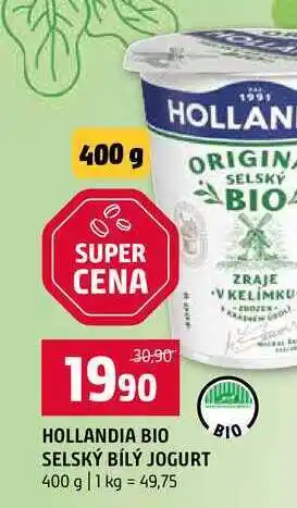 Terno HOLLANDIA BIO SELSKÝ BÍLÝ JOGURT nabídka