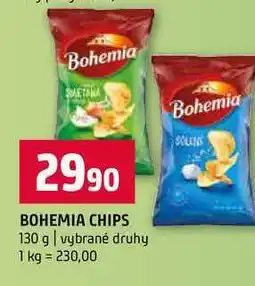 Terno BOHEMIA CHIPS 130 g vybrané druhy nabídka