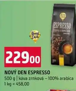 Terno NOVÝ DEN ESPRESSO 500 g káva zrnková nabídka