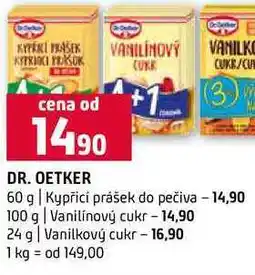 Terno DR. OETKER 60 g Kypřicí prášek do pečiva 100 g 24 g Vanilkový cukr nabídka