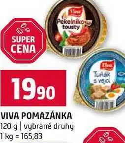 Terno VIVA POMAZÁNKA 120 g vybrané druhy nabídka