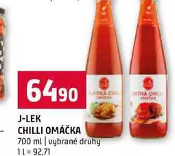 Terno J-LEK CHILLI OMÁČKA 700 ml vybrané druhy nabídka