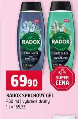 Terno RADOX SPRCHOVÝ GEL 450 ml vybrané druhy nabídka