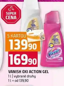 Terno VANISH OXI ACTION GEL 1l vybrané druhy nabídka