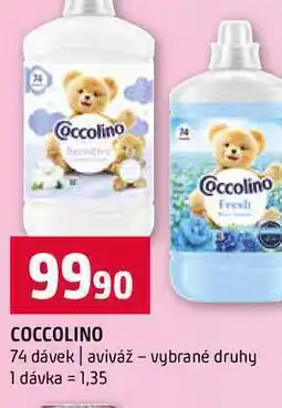 Terno COCCOLINO 74 dávek aviváž vybrané druhy nabídka