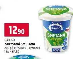 Terno RANKO ZAKYSANÁ SMETANA 200 g 15% tuku krémová nabídka