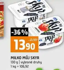Terno MILKO MŮJ SKYR 130 g vybrané druhy nabídka