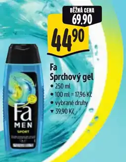 Albert Fa Sprchový gel nabídka