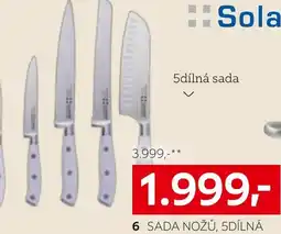 XXXLutz Sola sada nožů 5dílná nabídka