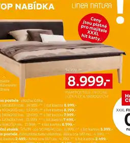 XXXLutz Linea Natura rám postele, plocha lůžka nabídka