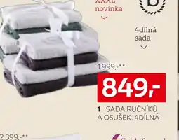 XXXLutz b 4dílná sada ručníků a osušek nabídka