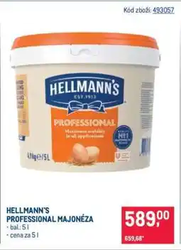 Makro HELLMANN'S PROFESSIONAL MAJONÉZA nabídka