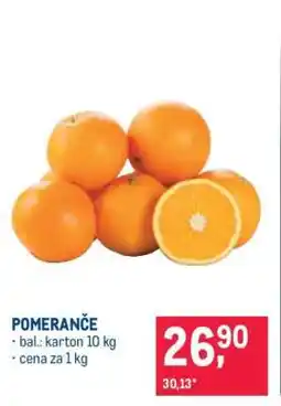 Makro Pomeranče nabídka