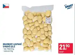 Makro Brambory loupané syrové celé nabídka