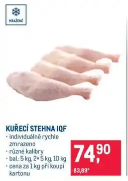 Makro Kuřecí stehna IQF nabídka