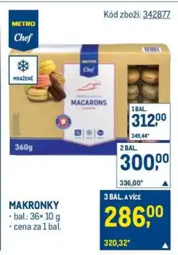 Makro MACARONS nabídka