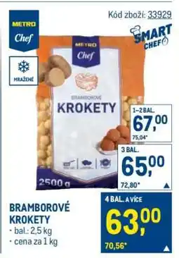 Makro Bramborové krokety nabídka