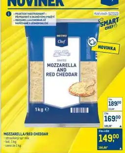Makro MOZZARELLA/RED CHEDDAR nabídka