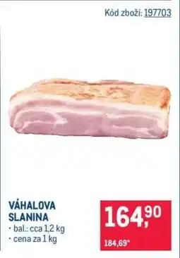 Makro Váhalova slanina nabídka