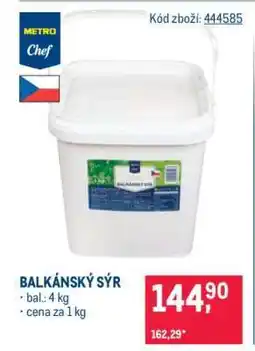 Makro Balkánský sýr nabídka