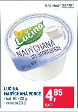 Makro Lučina Nadýchaná porce nabídka