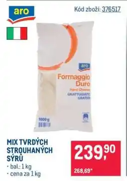 Makro Mix tvrdých strouhaných sýrů nabídka