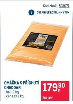 Makro OMÁČKA S PŘÍCHUTÍ CHEDDAR nabídka