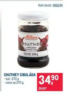 Makro CHUTNEY CIBULÁDA nabídka