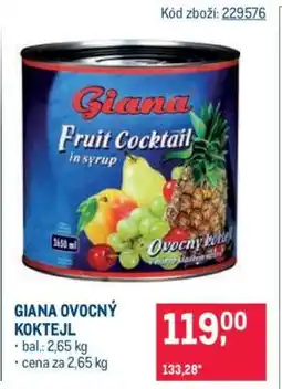 Makro GIANA OVOCNÝ KOKTEJL nabídka
