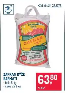 Makro ZAFRAN RÝŽE BASMATI nabídka