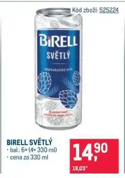 Makro Birell světlý nabídka