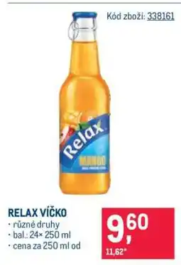 Makro Relax víčko nabídka