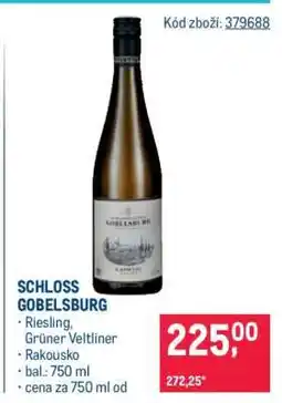 Makro Schloss Gobelsburg nabídka